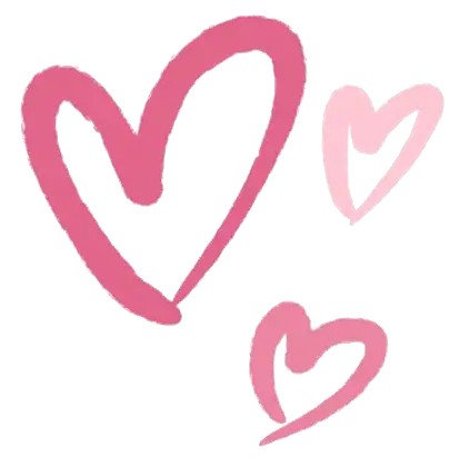 3 hearts for valentine day