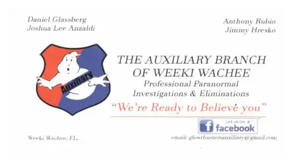 Ghost Busters - The Auxiliary Branch of Weeki Wachee