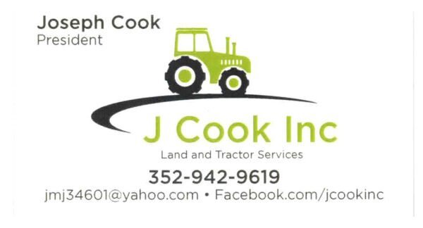 J Cook Inc Land and Tractor Services
