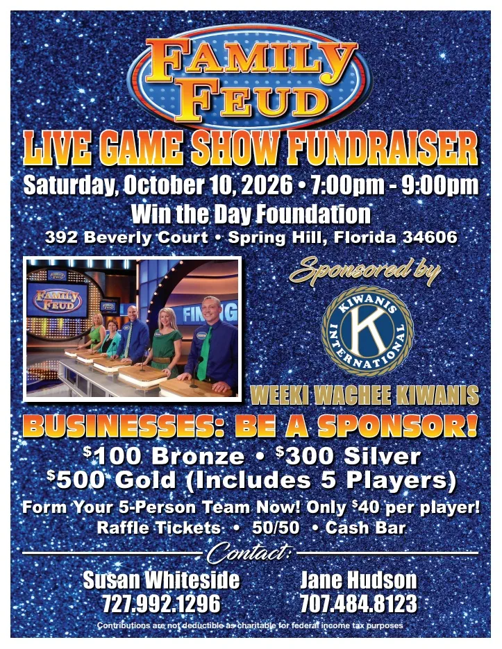 Kiwanis Family Feud Flyer