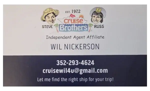 Wil Nickerson Cruise Brothers Travel