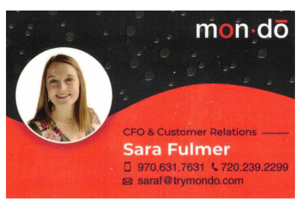 mon do Sara Fulmer boz card